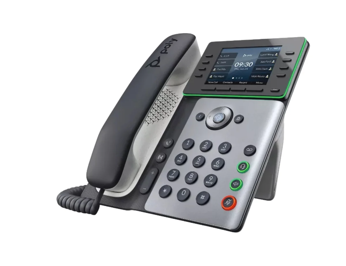 Poly Edge E320 IP Phone | PoE | Bluetooth | Power Supply – 89B52AA#ABA