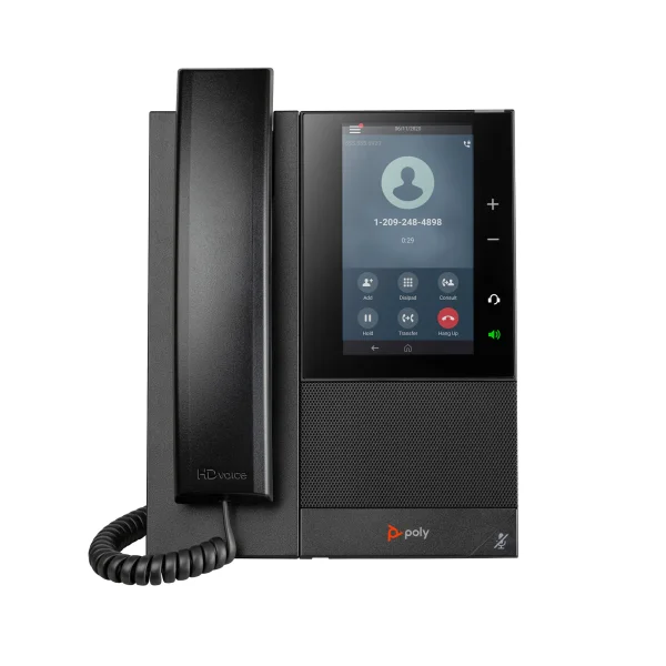 Poly CCX 505 Open SIP IP Phone | 5" Touchscreen | Wi-Fi | Bluetooth | PoE – 82Z82AA