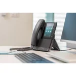 Poly CCX 505 Open SIP IP Phone | 5" Touchscreen | Wi-Fi | Bluetooth | Power Supply – 84C16AA#ABA