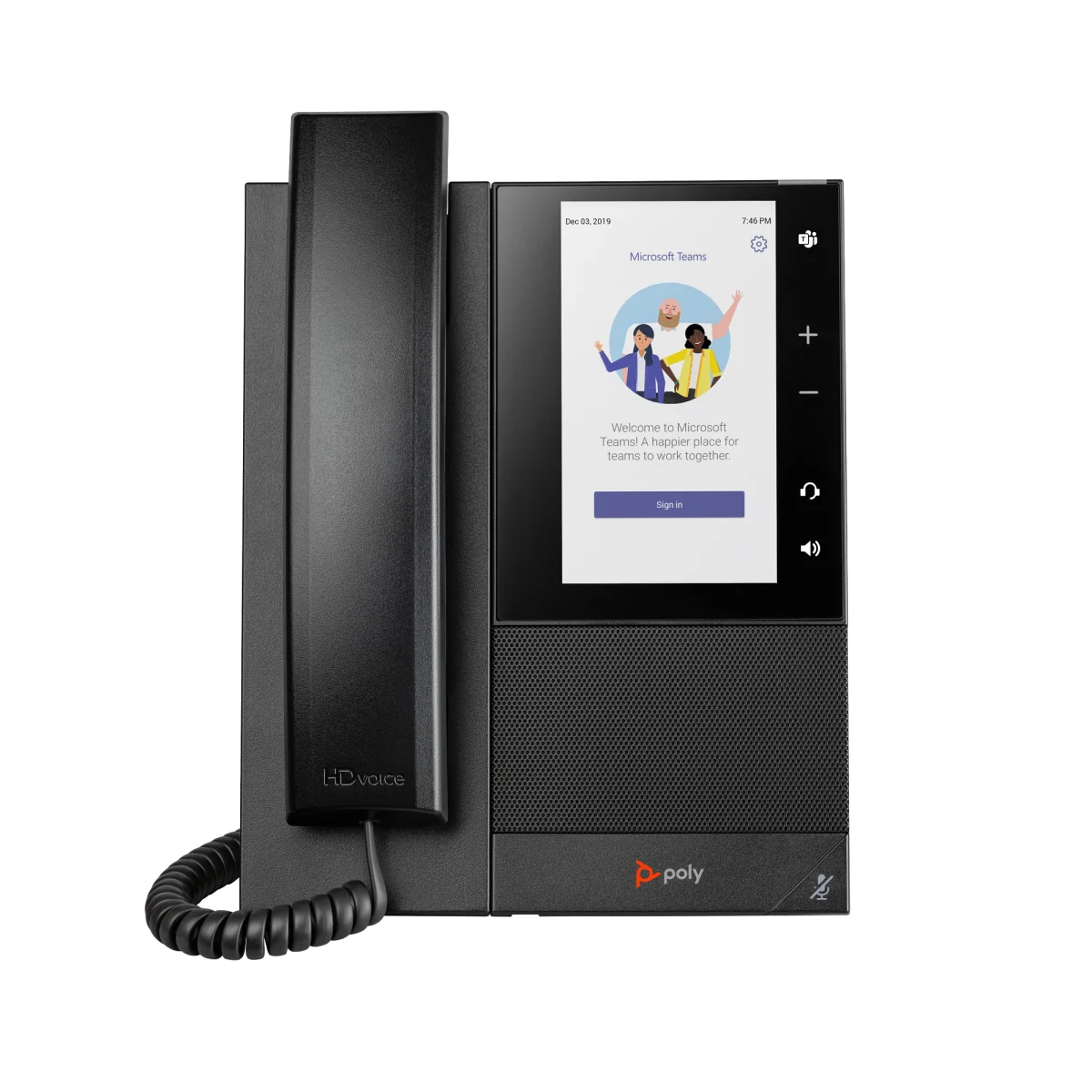 Poly CCX 505 MS Teams IP Phone | 5" Touchscreen | Wi-Fi | Bluetooth | PoE – 82Z79AA