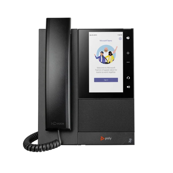 Poly CCX 505 MS Teams IP Phone | 5" Touchscreen | Wi-Fi | Bluetooth | PoE – 82Z79AA