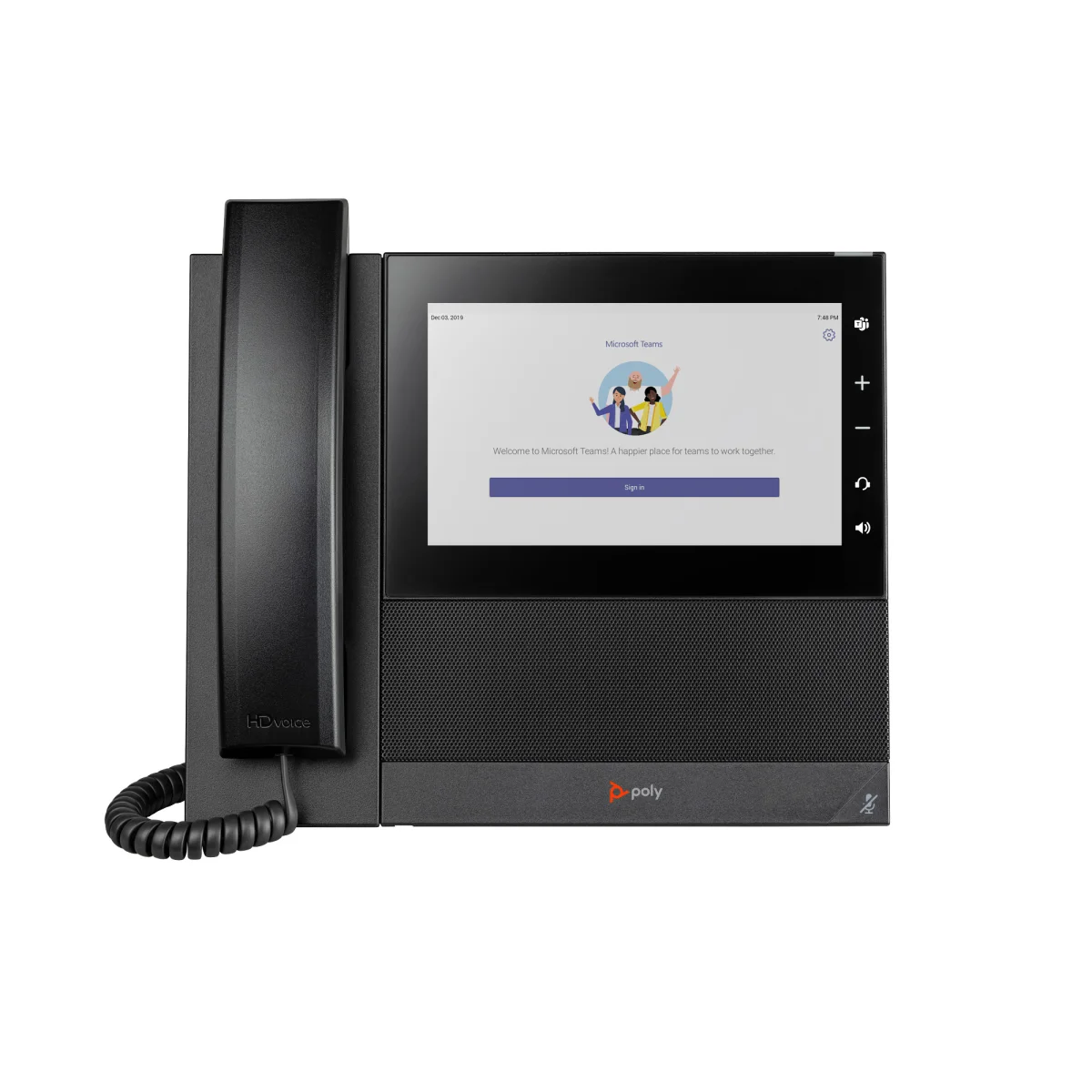 Poly CCX 600 MS Teams IP Phone | 7" Touchscreen | Wi-Fi | Bluetooth | PoE – 82Z84AA