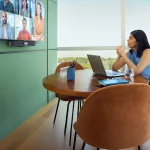 Poly Studio V12 USB Video Bar | 4K | Small Rooms – A9DD8AA#ABA