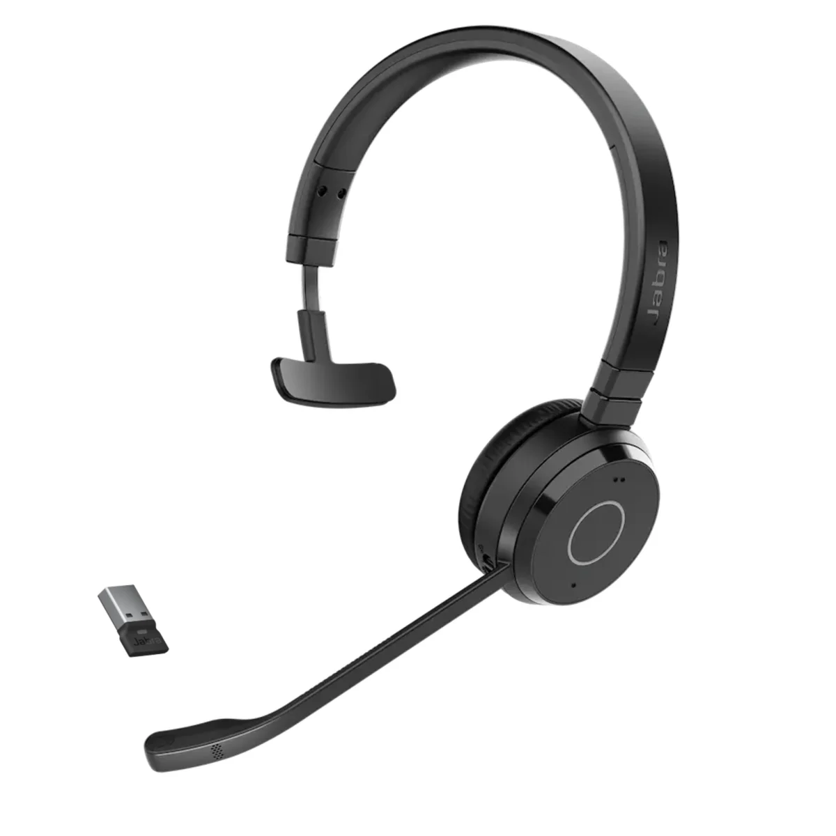 Jabra Evolve 65 TE UC Mono Wireless Headset | Link 390a | USB-A – 6693-839-409-01