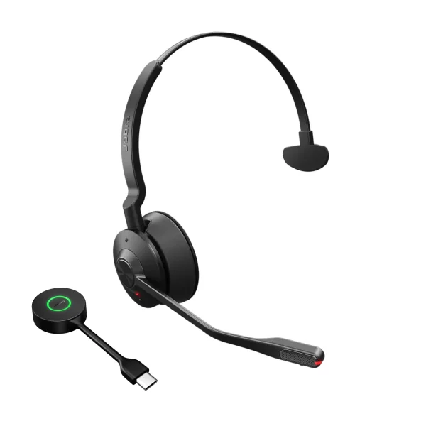 Jabra Engage 55 SE DECT Wireless Mono Headset UC with Link 400 USB-C – 9653-430-125