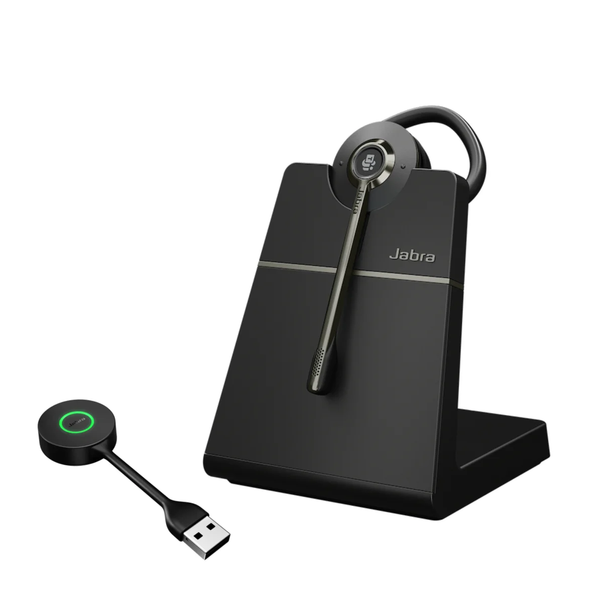 Jabra Engage 55 SE Convertible Wireless Headset | Charging Stand | Link 400 | USB-A | MS Teams – 9655-455-125