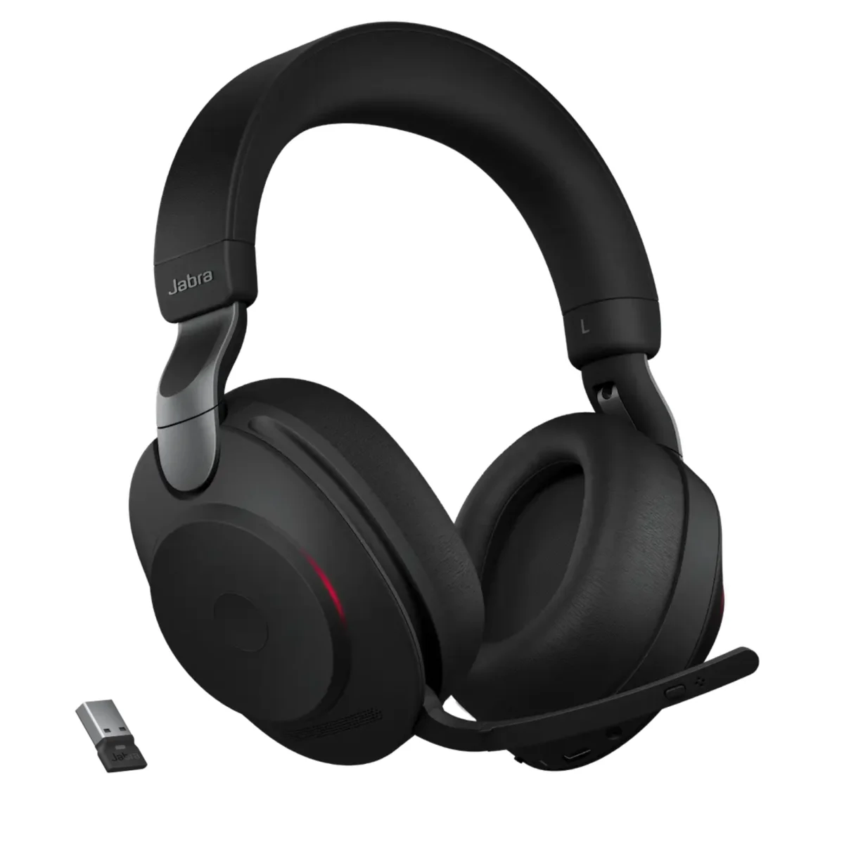 Jabra Evolve2 85 UC Stereo Wireless Headset | Link 380a | USB-A – 28599-989-999