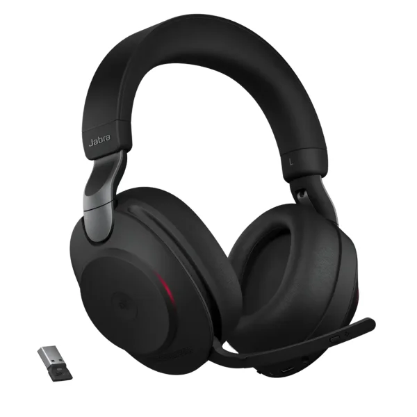 Jabra Evolve2 85 MS Stereo Wireless Headset with Link380a – 28599-999-999