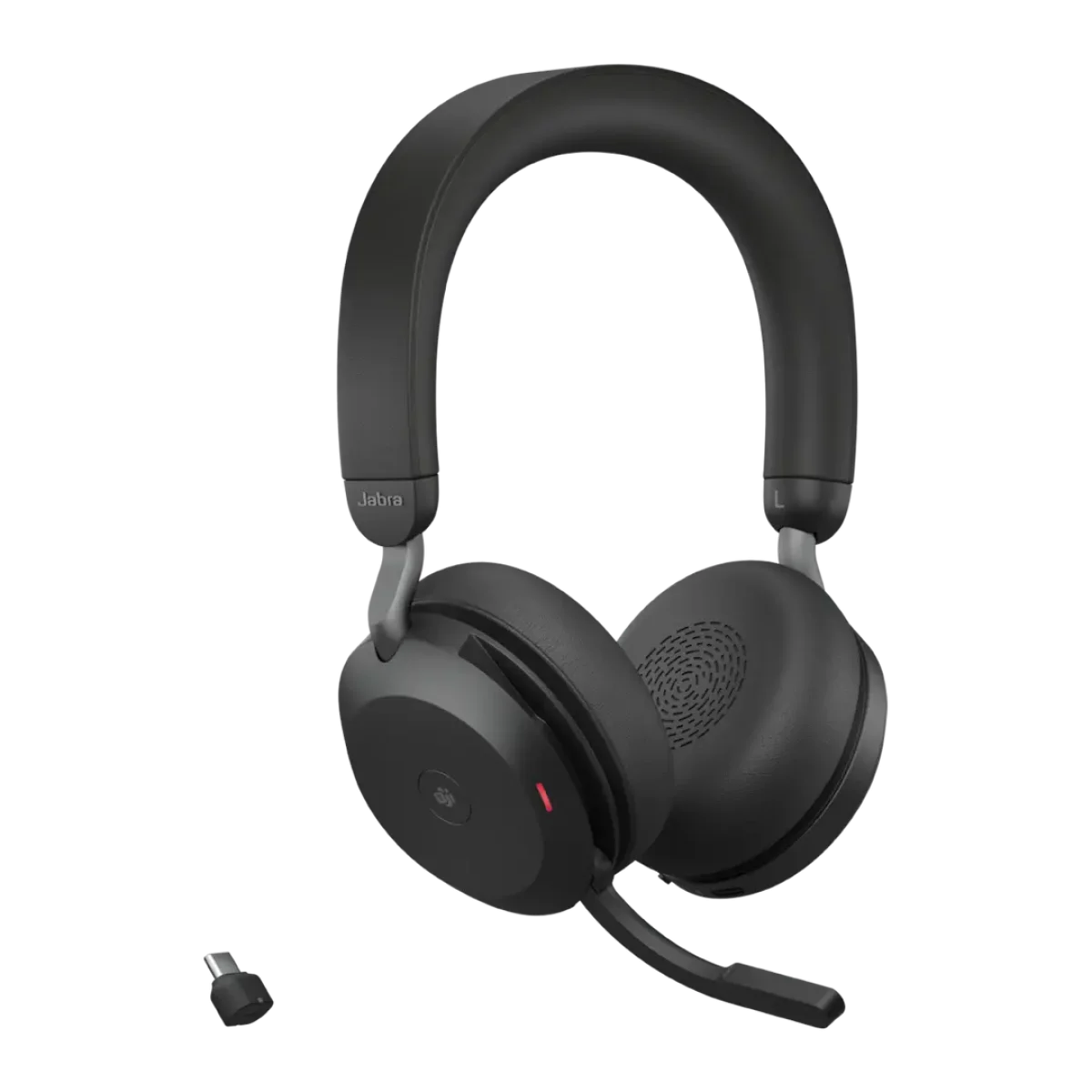 Jabra Evolve2 75 MS Teams Stereo Wireless Headset | Link 380c | USB-C | Black – 27599-999-899