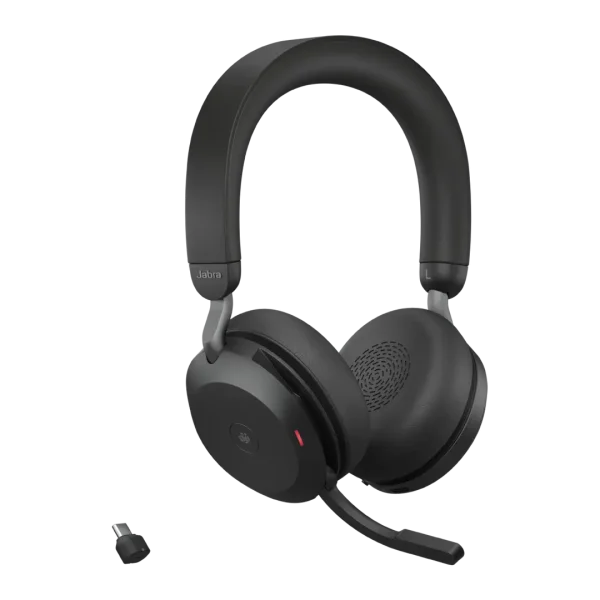 Jabra Evolve2 75 Wireless Headset – Link380C MS Stereo – Black – 27599-999-899