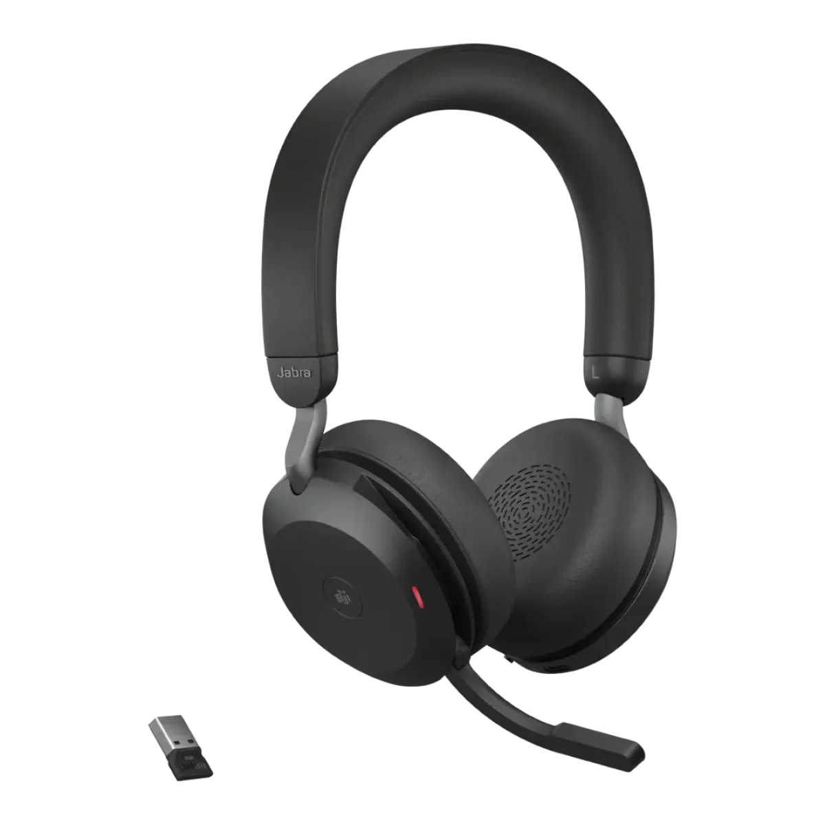 Jabra Evolve2 75 MS Teams Stereo Wireless Headset | Link 380a | USB-A | Black – 27599-999-999