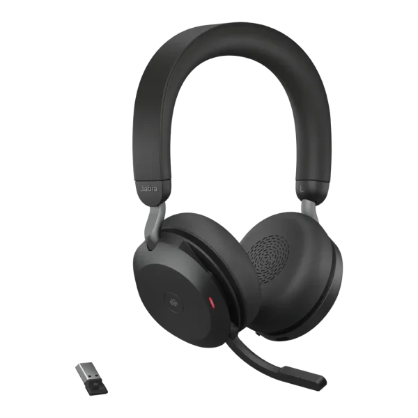 Jabra Evolve2 75 Wireless Headset – Link380A MS Stereo Black – 27599-999-999