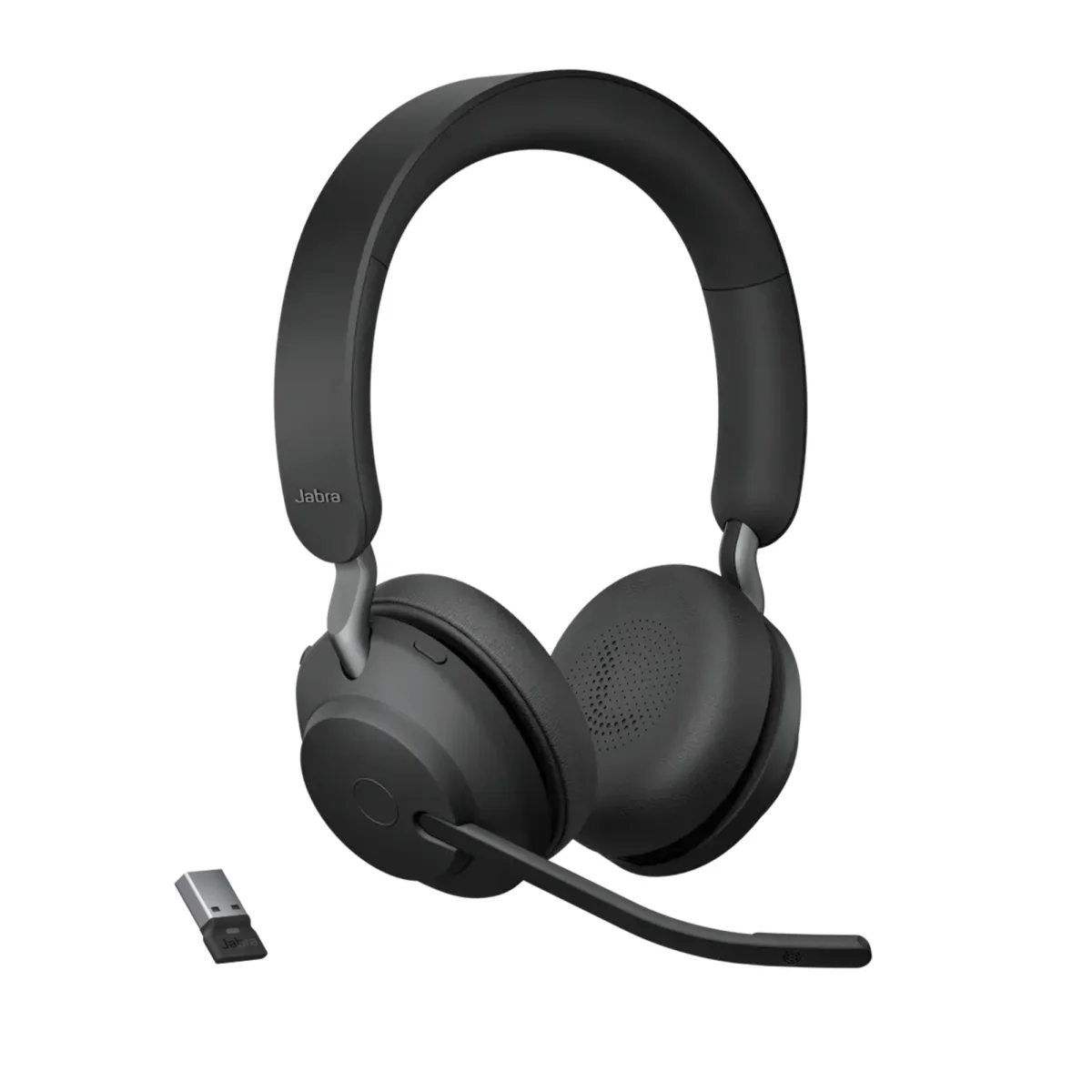 Jabra Evolve2 65 UC Stereo Wireless Headset | Link 380a | USB-A – 26599-989-999
