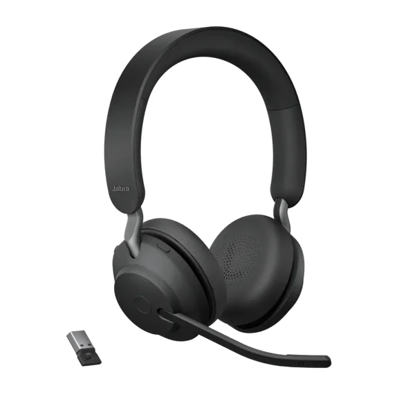 Jabra Evolve2 65 Wireless Stereo Headset with Link380A UC – 26599-989-999