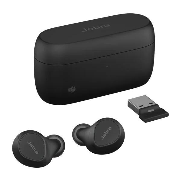 Jabra Evolve2 Buds UC Stereo Wireless Earbuds | USB-A | Wireless