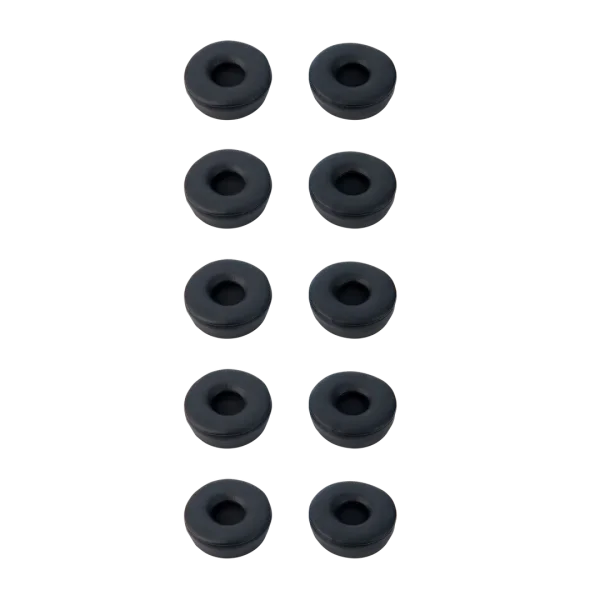 Jabra Replacement Leatherette Ear Cushions (5 Pairs) for Engage Stereo Headsets - 14101-60 - Ports and Connections