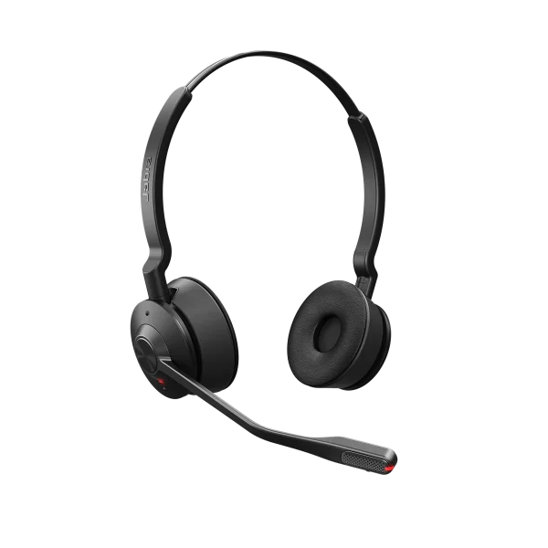 Jabra Replacement Headset (Stereo DECT) for Engage SE Series (UC-Optimized) - 14401-47 - Angled View