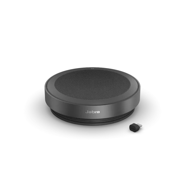 Jabra Speak2 75 Speakerphone (USB-C, BT) MS Teams w/ Link 390c - Dark Grey - 2775-329-01 - Angled View