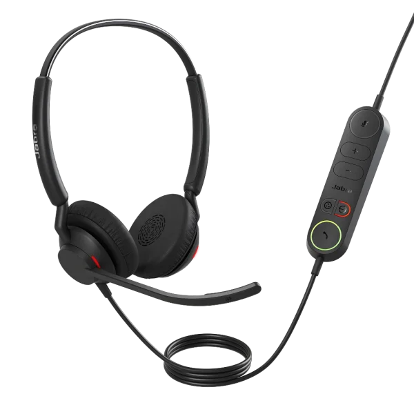 Jabra Engage 40 UC Corded USB-C/A Stereo Headset with Inline Link for Call Controls - 4099-419-269