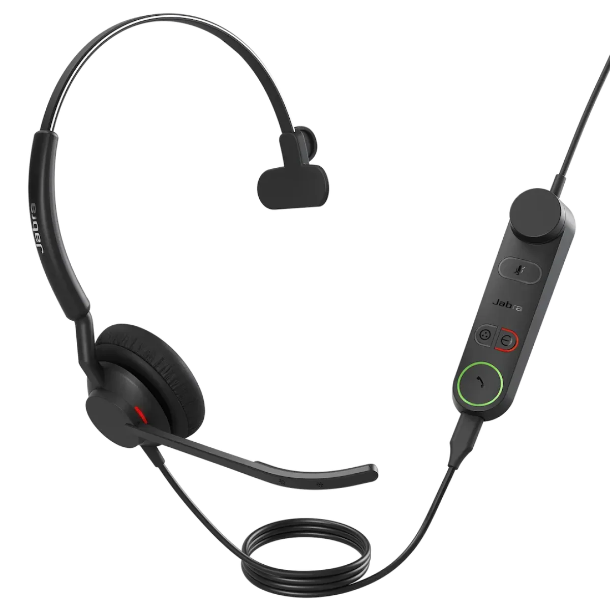 Jabra Engage 50 II UC Mono Headset | USB-C | USB-A Adapter | Link – 5093-299-2269