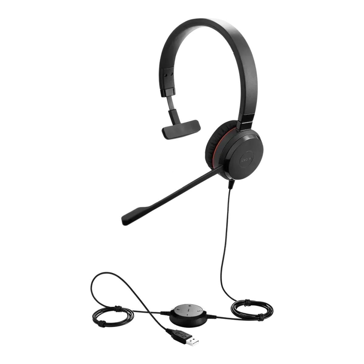 Jabra Evolve 30 II MS Mono USB-A Corded Headset – 5393-823-309