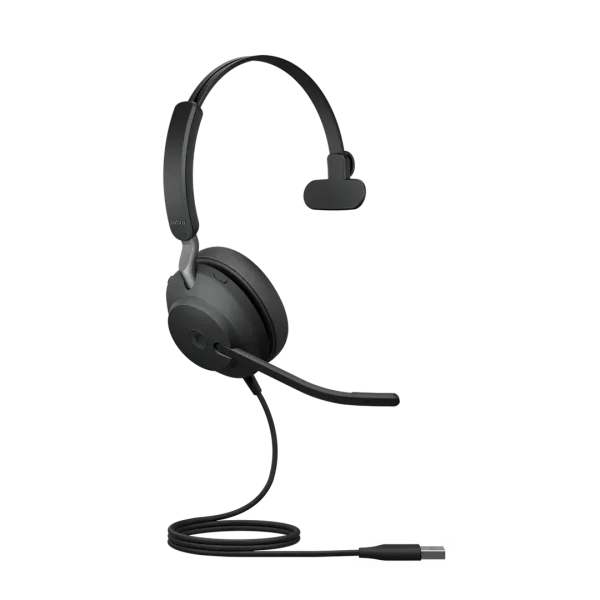 Jabra Evolve2 40 SE USB-A MS Mono Corded Headset – 24189-899-999
