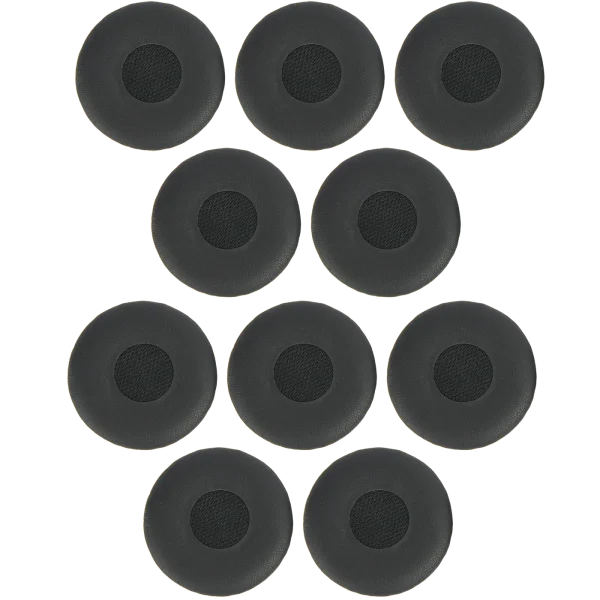 Jabra Evolve Series Leatherette Ear Cushions for Evolve 20, 30, 40 & 65 – 10-Pack – 14101-46 - Ports and Connections