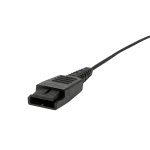 Jabra BIZ 2300 QD Mono Noise Canceling Headset – 2303-820-105 - Ports and Connections