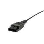 Jabra BIZ 2400 II Mono 3-in-1 NC QD Wideband Headset – 2486-820-209 - Ports and Connections