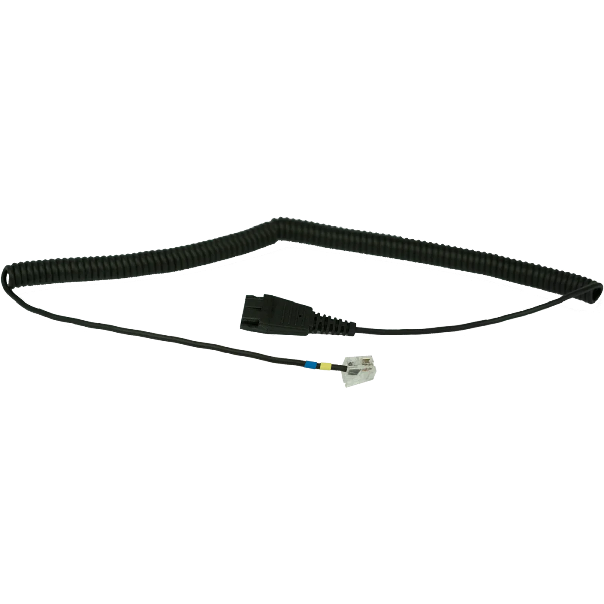 Jabra GN8000 Coil Cord | QD to RJ-45 – 01-0203