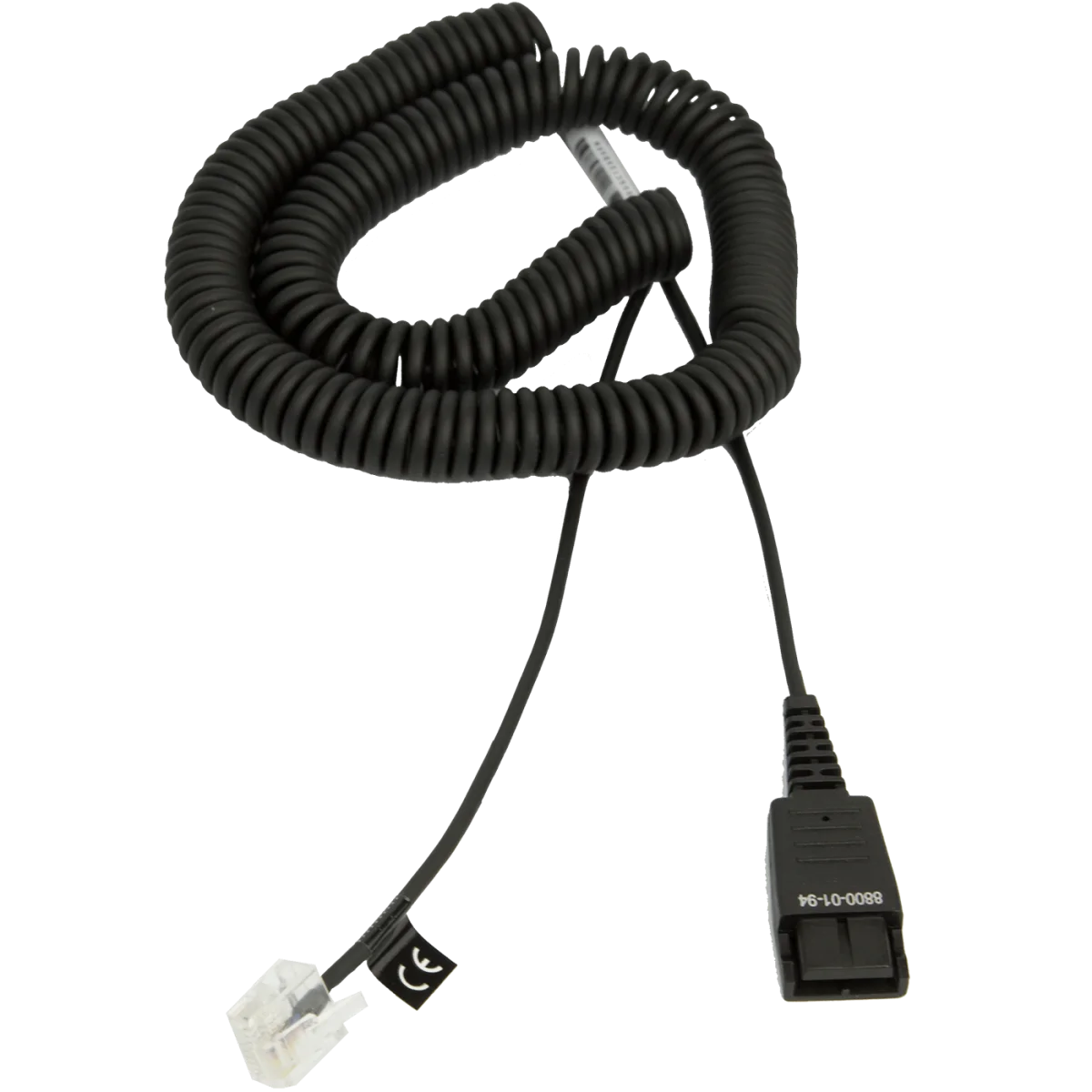 Jabra QD to RJ-45 Coiled Cord | Siemens OpenStage – 8800-01-94