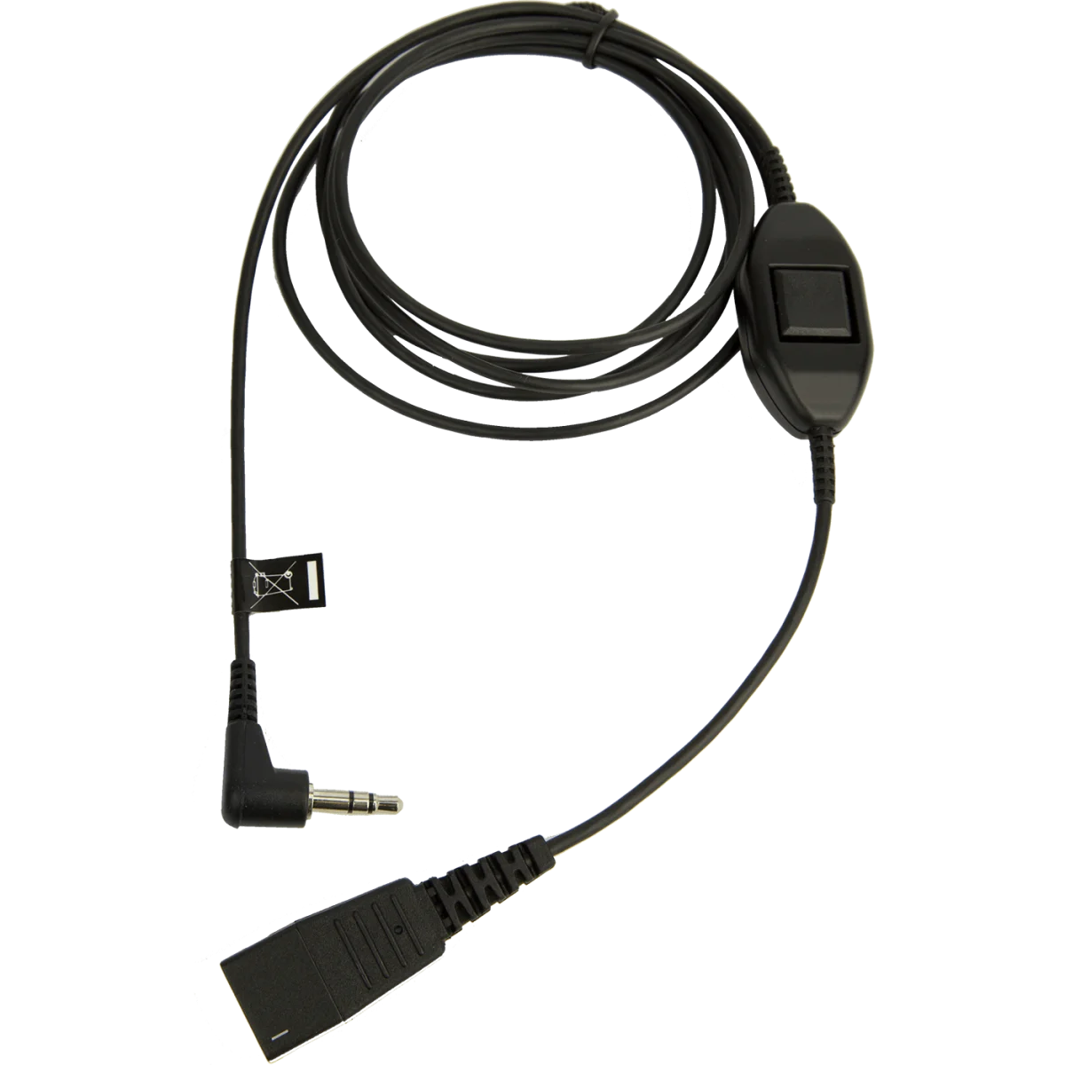 Jabra QD to 3.5mm Adapter | Mute Switch | Alcatel IP Touch – 8735-019