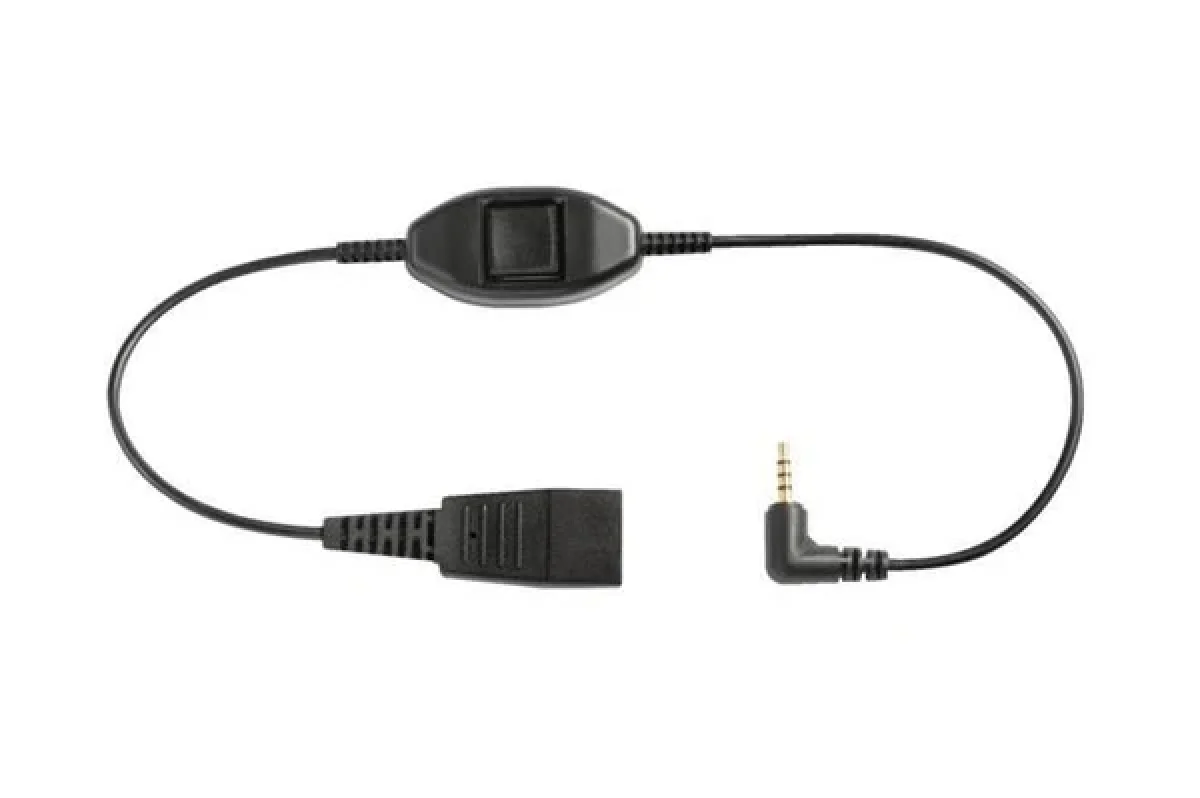 Jabra QD to 2.5mm Mobile Cable | Push-To-Talk – 8800-00-55